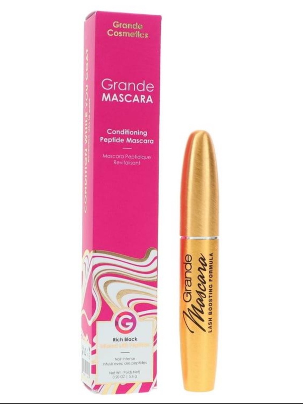 Grande Cosmetics GrandeMASCARA Conditioning Peptide Mascara – Rich Black